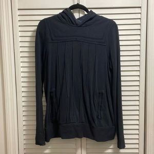 Marc by Marc Jacobs navy cotton jersey hooded sweater